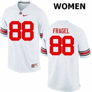 NCAA Ohio State Buckeyes Women's #88 Reid Fragel White Nike Football College Jersey RGK3245DW